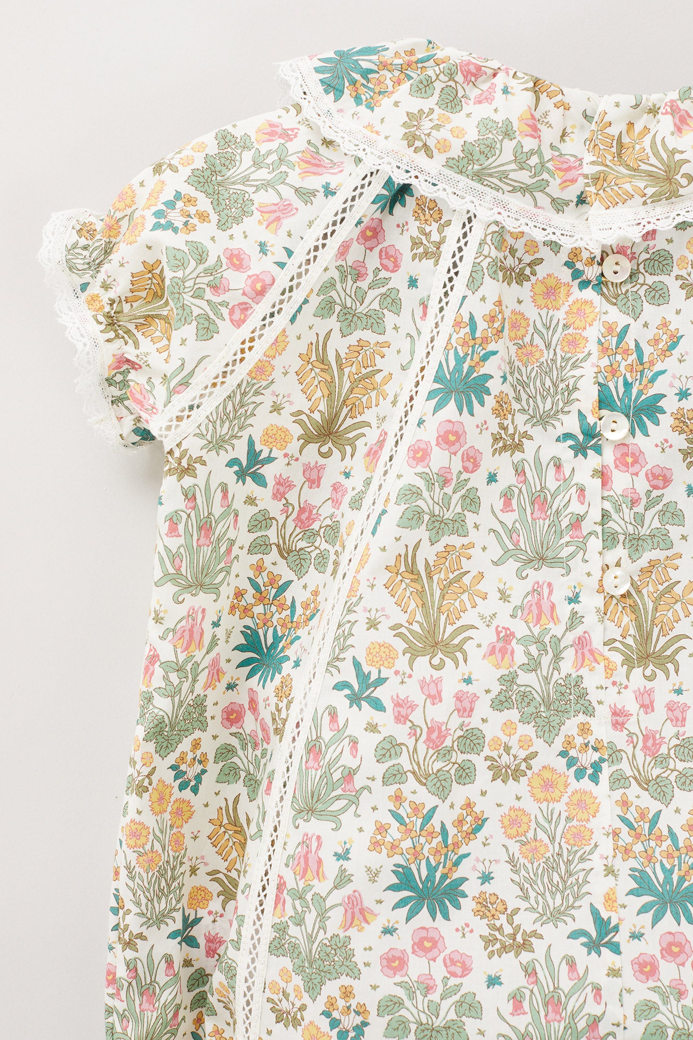 Jelly Romper Short Sleeve In Liberty Garden