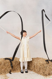 Muffin Dress Seaside Yellow Stripe