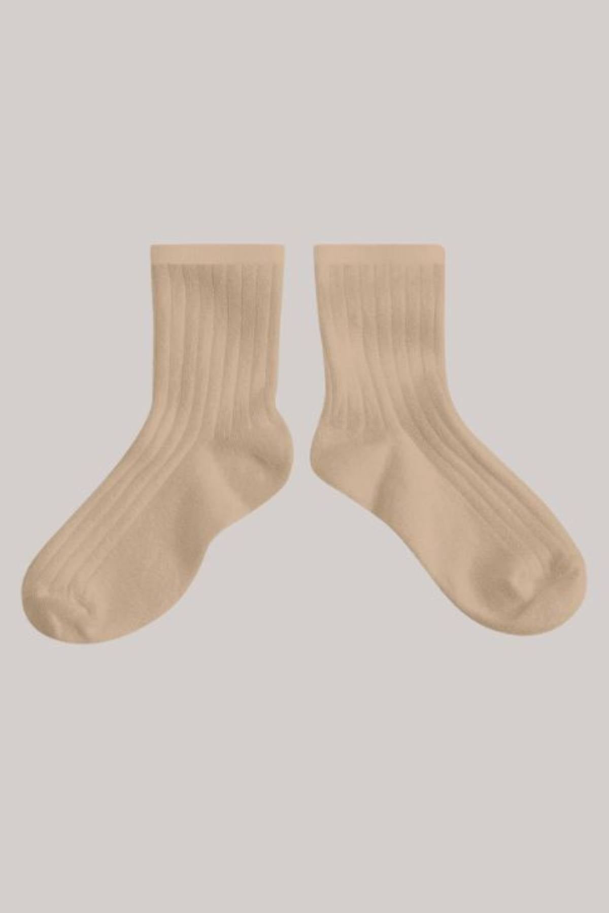 Collégien X Strawberries & Cream - La Mini Petite Ankle Socks - Taupe