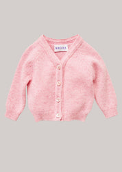 Brora Cashmere Cardigan-Petal