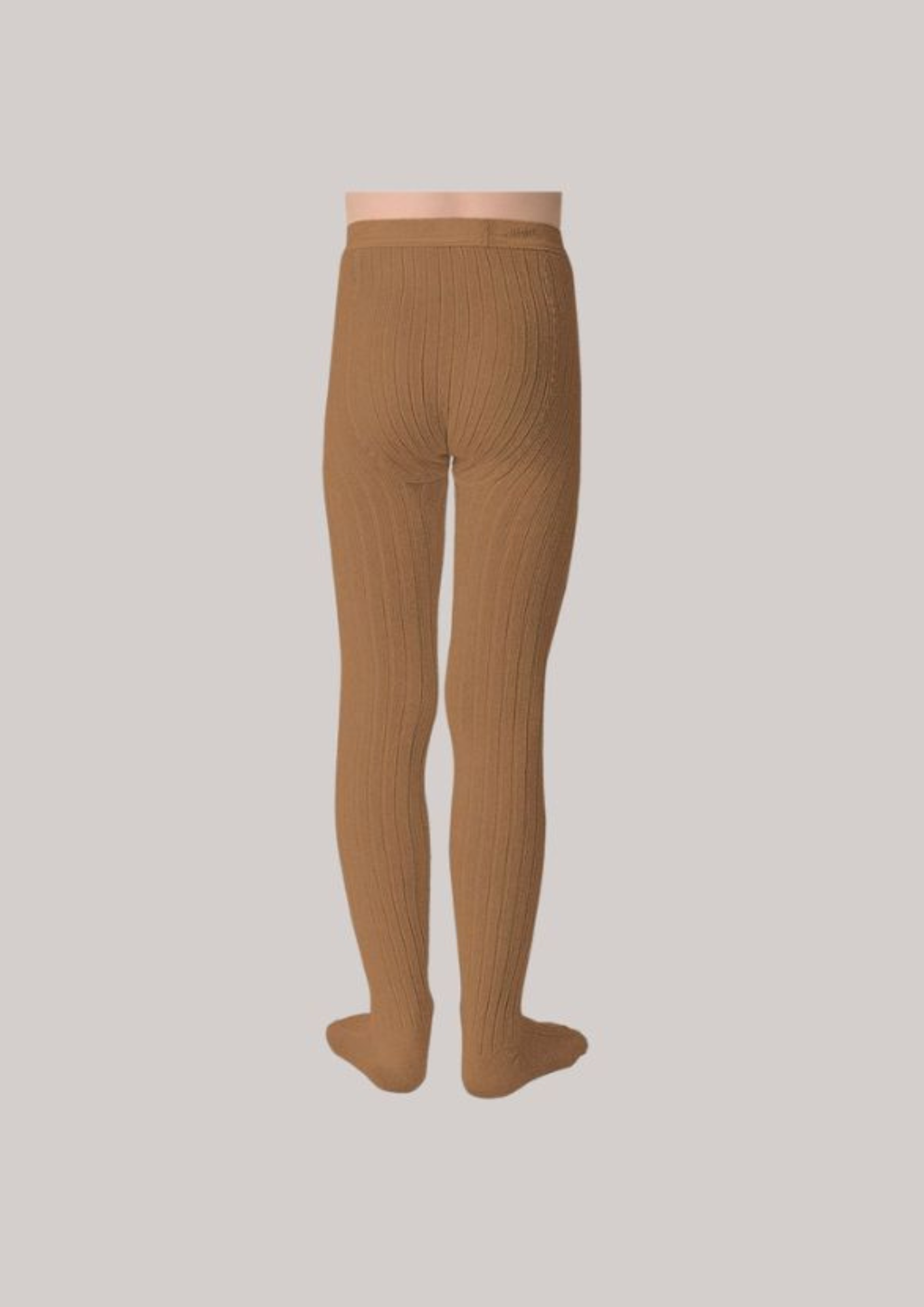 Collégien X Strawberries & Cream - Louise Ribbed Tights - Caramel au Beurre Salé