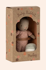 Maileg -  Rabbit set, Micro - Sand - Rose