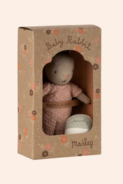 Maileg - Bunny set Micro - Sand, Rose