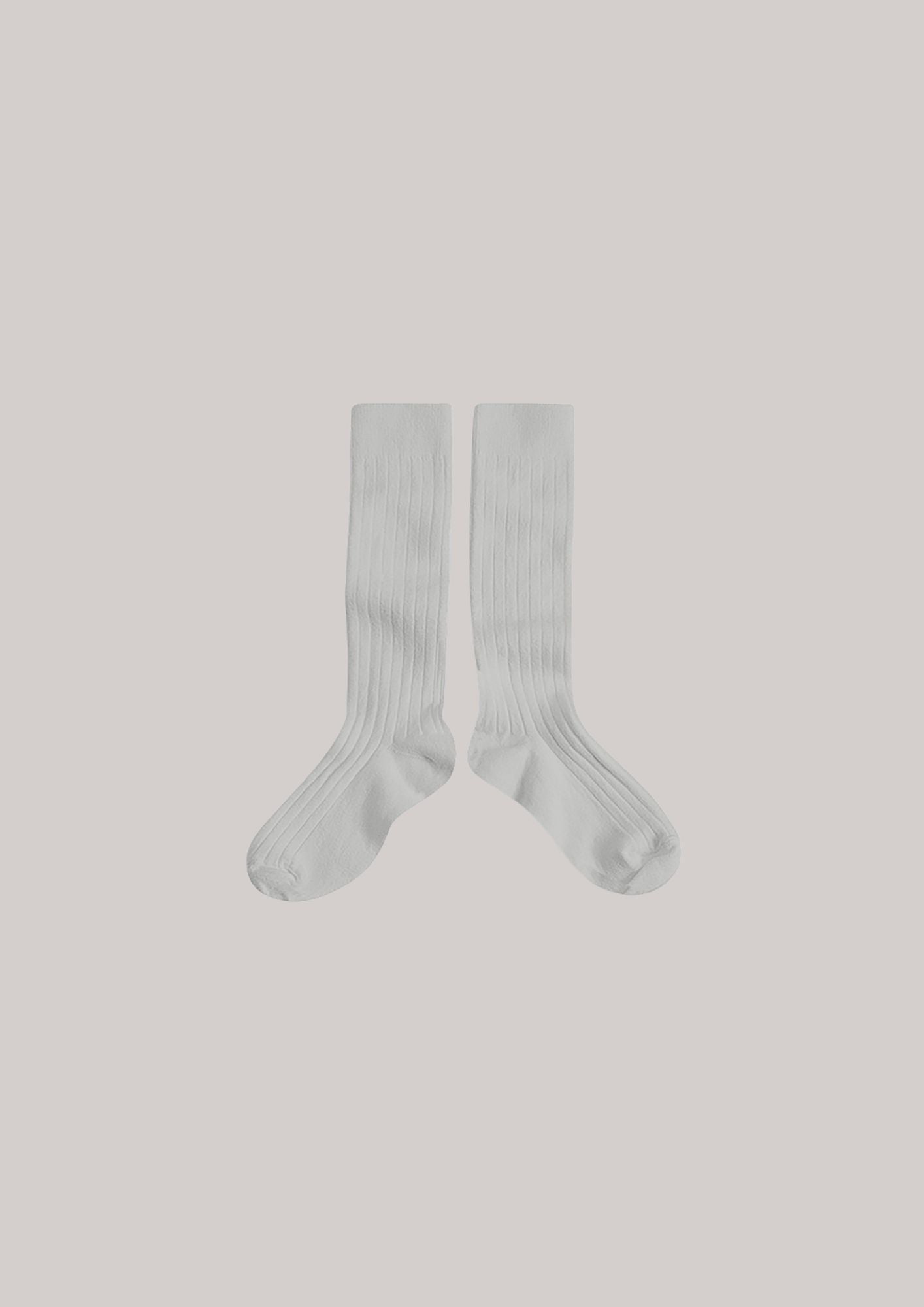 La Haute Jour de Pluie-Knee High Socks Grey