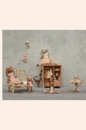 Maileg - Rattan couch, Large - Nature