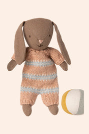 Maileg - Bunny set Micro, Brown - Dusty Rose