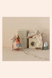 Maileg - Mouse Kickboard, Red