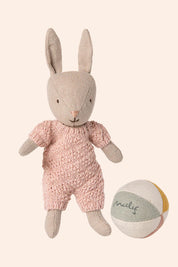 Maileg -  Rabbit set, Micro - Sand - Rose