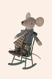Maileg - Rocking Chair - Mouse - Dark Green