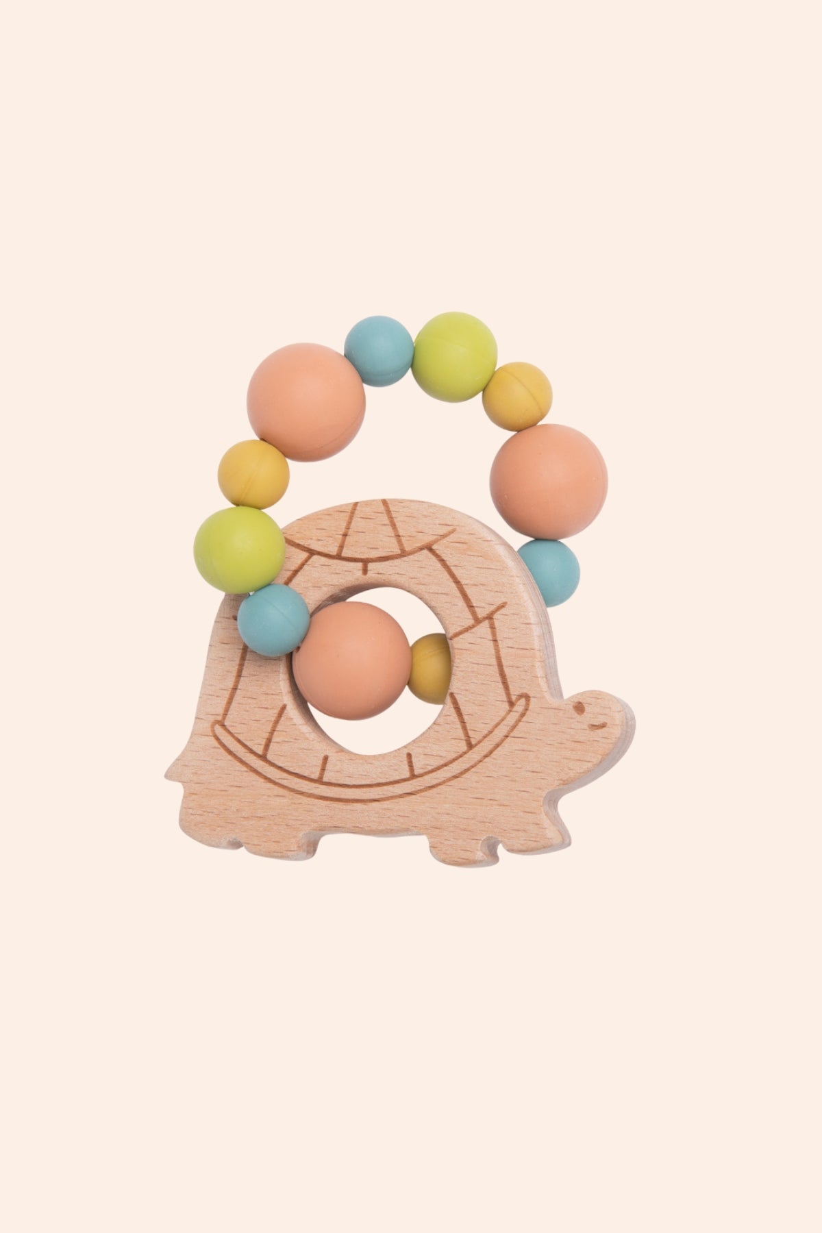 Moulin Roty - Trios Petits Lapins - Turtle teething ring