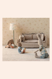 Maileg - Bunny set Micro, Brown - Dusty Rose