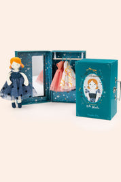 Moulin Roty - Les Parisiennes - The Little Wardrobe Suitcase - Blanche - Teal Wardrobe