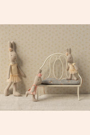 Maileg - Vintage bench, Miniature - Off white