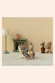 Maileg - Bunny set Micro - Brown, Blue