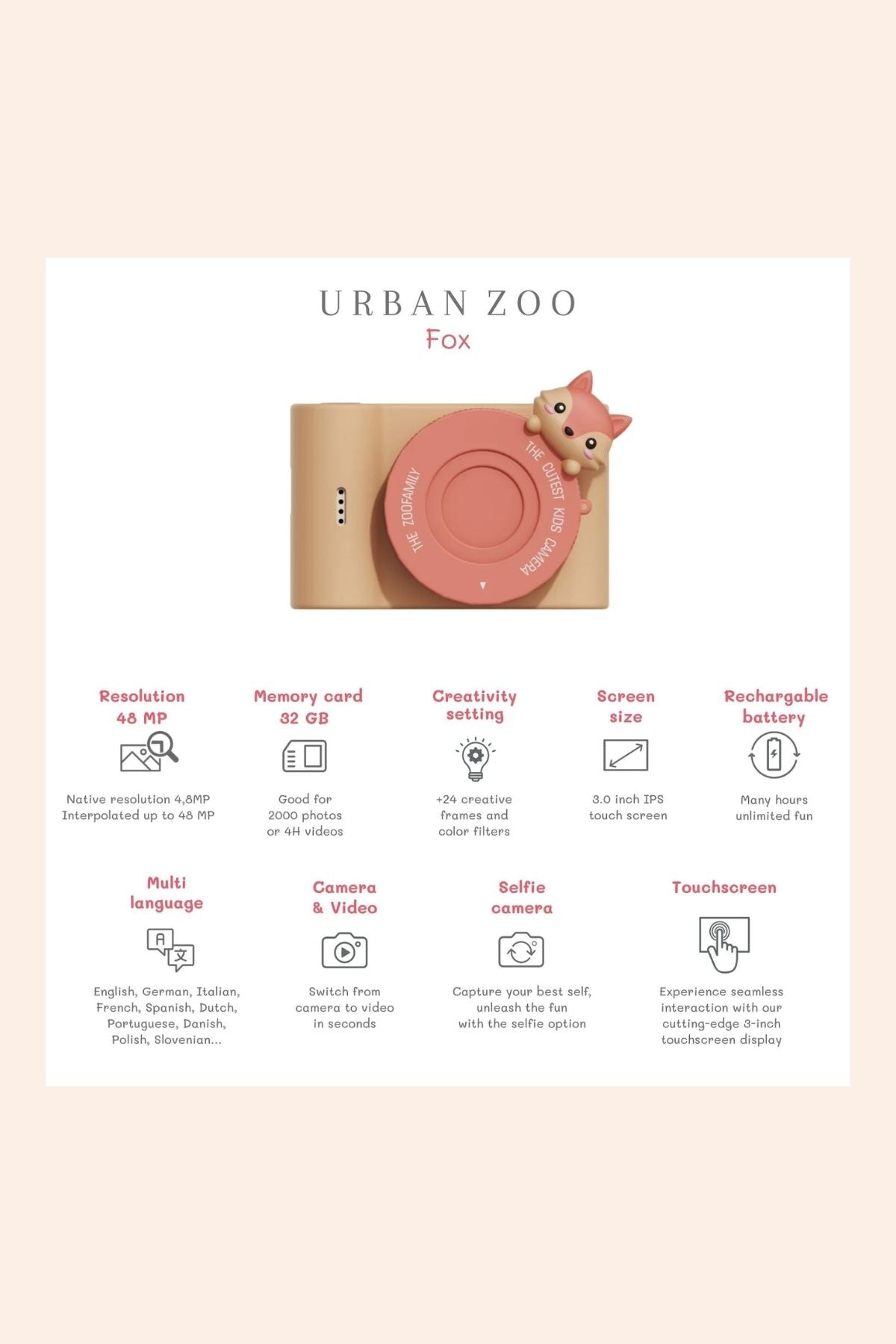 The Zoo Family -  Urban Zoo - Fox