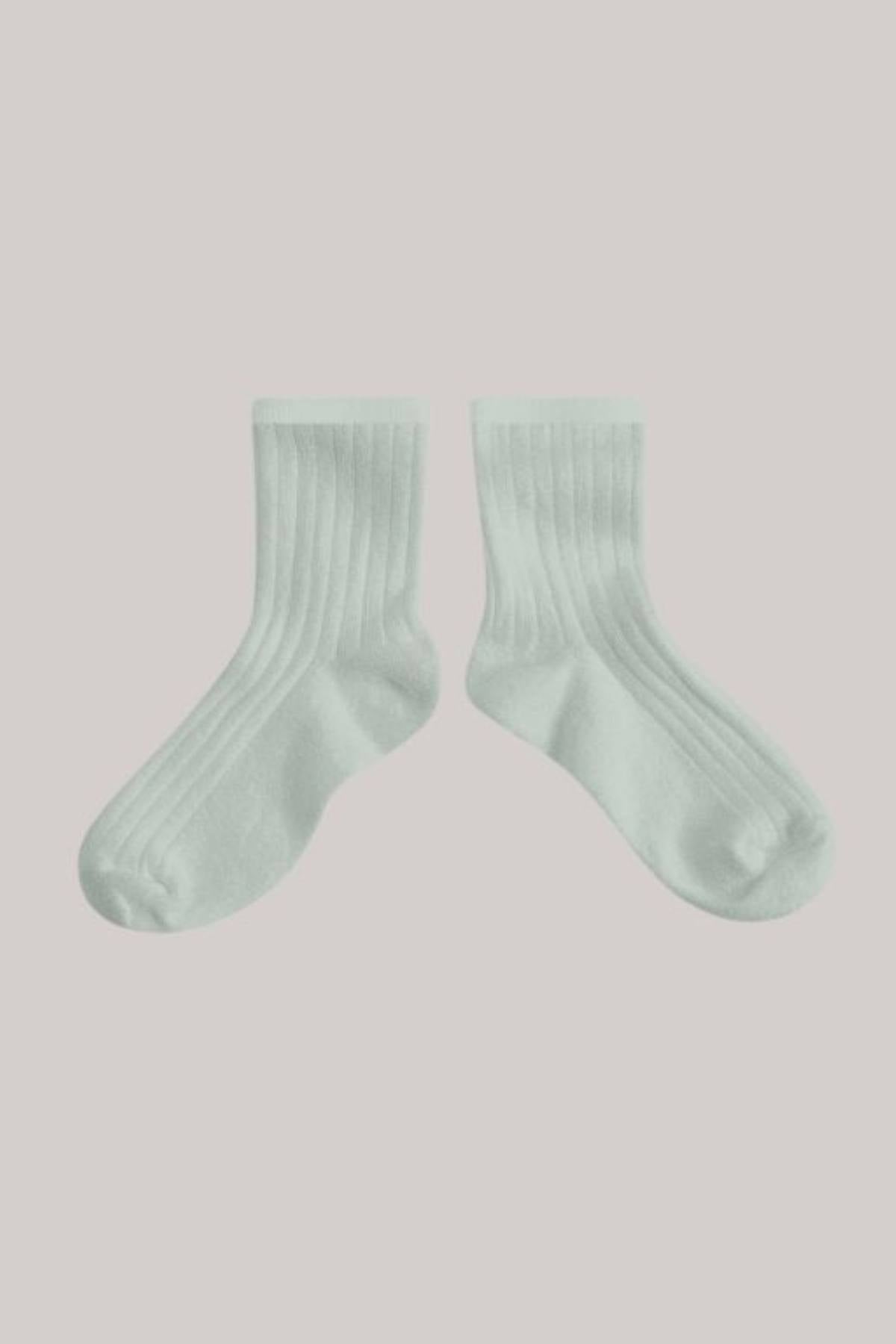 Collégien X Strawberries & Cream - La Mini Ankle Socks - Aigue Marine