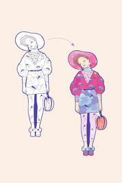 Djeco - Les Demoiselles - Fashion Colouring - Zaho & Friends