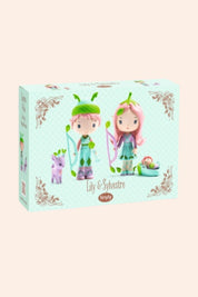 Djeco - Lily & Sylvestre doll - Tinyly