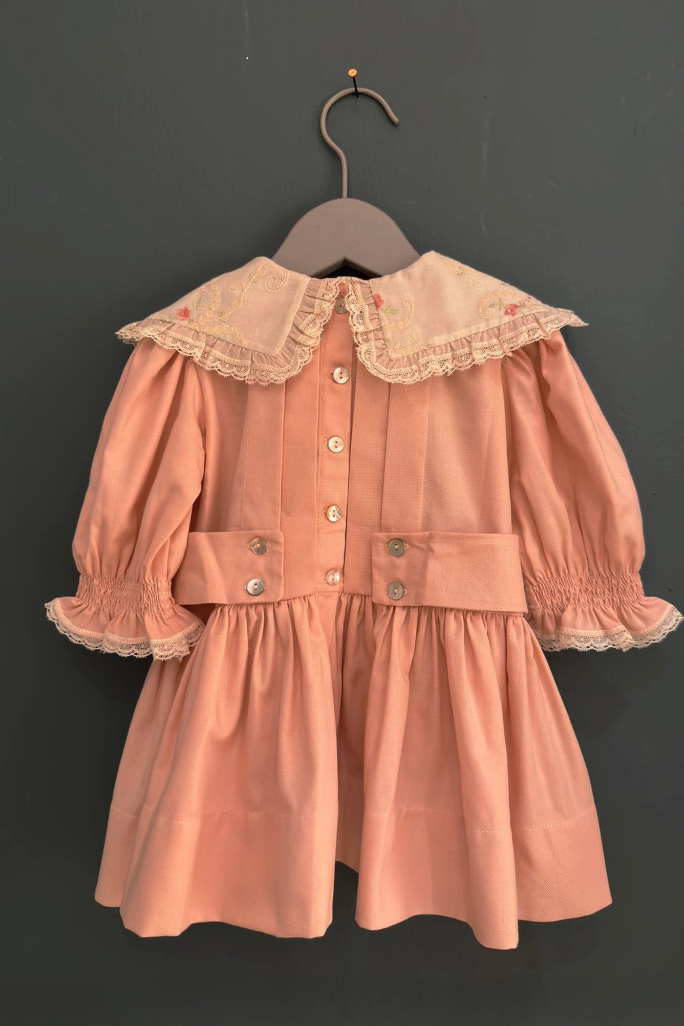 Baby Piano Dress Blush Pink - Designed by Ingrid Lewis - Strawberries and Cream