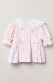 Baby Piano Dress in Pink Stripe - Strawberries & Cream 
