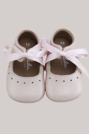 Baby Soft Mary Jane - Rospale Ribbon - Strawberries & Cream - Ingrid Lewis - Designer