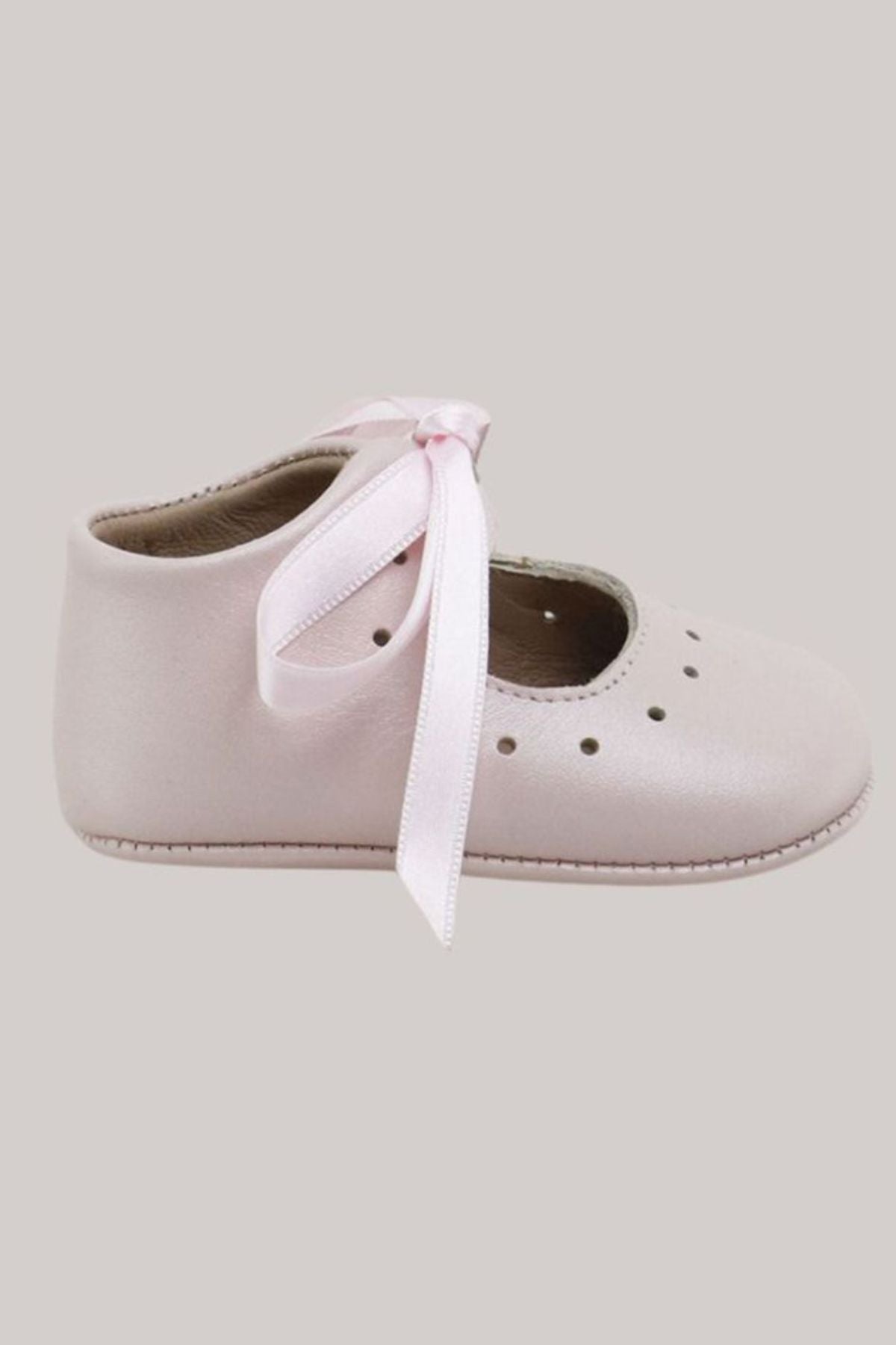 Baby Soft Mary Jane - Rospale Ribbon - Strawberries & Cream - Ingrid Lewis - Designer