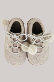Baby Suede Boots Camel- Strawberries & Cream -  Hand made - Luxury - Ingrid Lewis - Designer