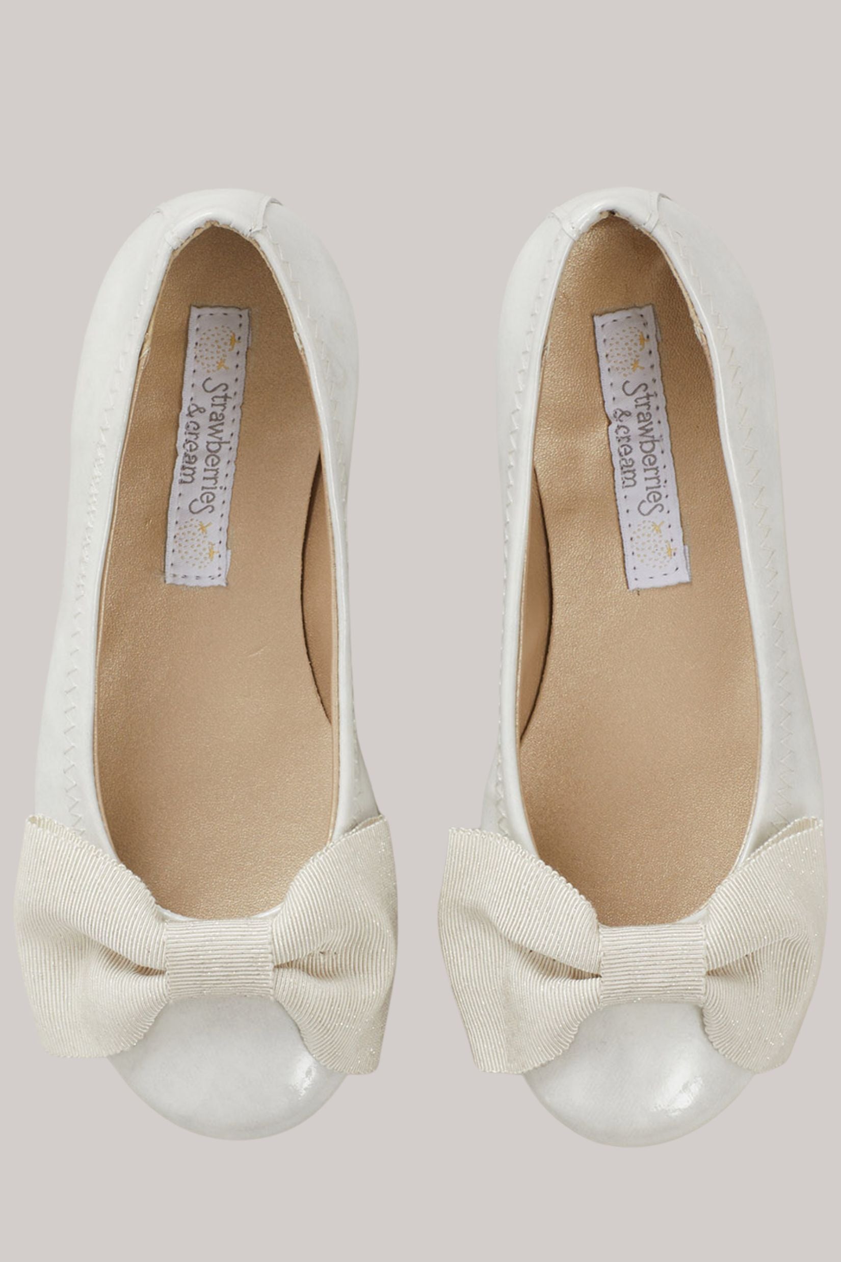 Ballerina Bow - Patent Leather Midnight White - Strawberries & Cream - Ingrid Lewis - Designer