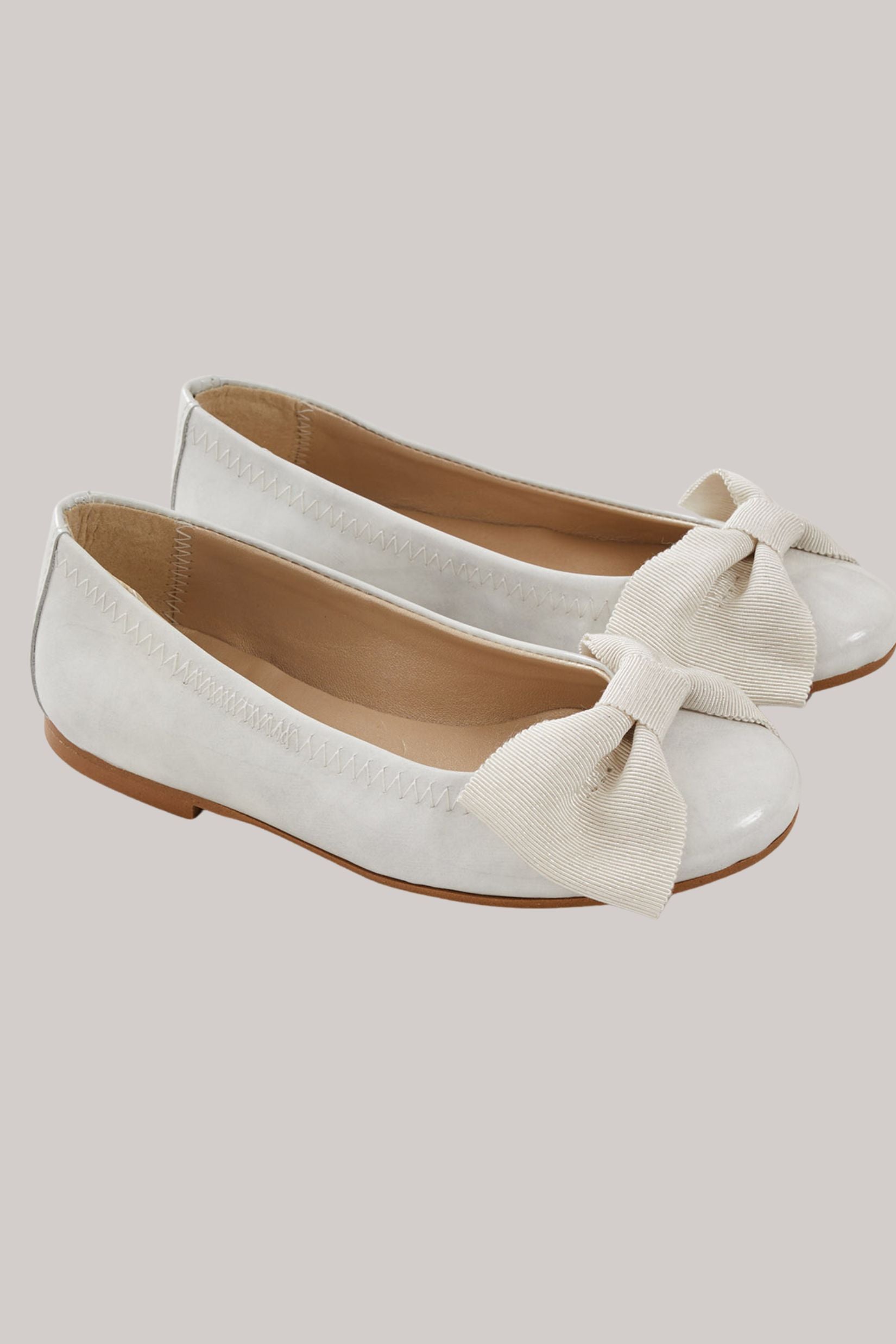 Ballerina Bow - Patent Leather Midnight White - Strawberries & Cream - Ingrid Lewis - Designer