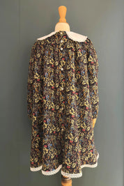 Bubble Dress in Autumn Meadow Cord - Designed by Ingrid Lewis - Strawberries and Cream