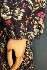 Bubble Dress in Autumn Meadow Cord - Designed by Ingrid Lewis - Strawberries and Cream