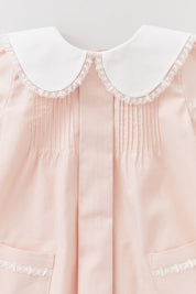 Bubble Dress Long Sleeve in Blush Pink - Designed by Ingrid Lewis - Strawberries & Cream