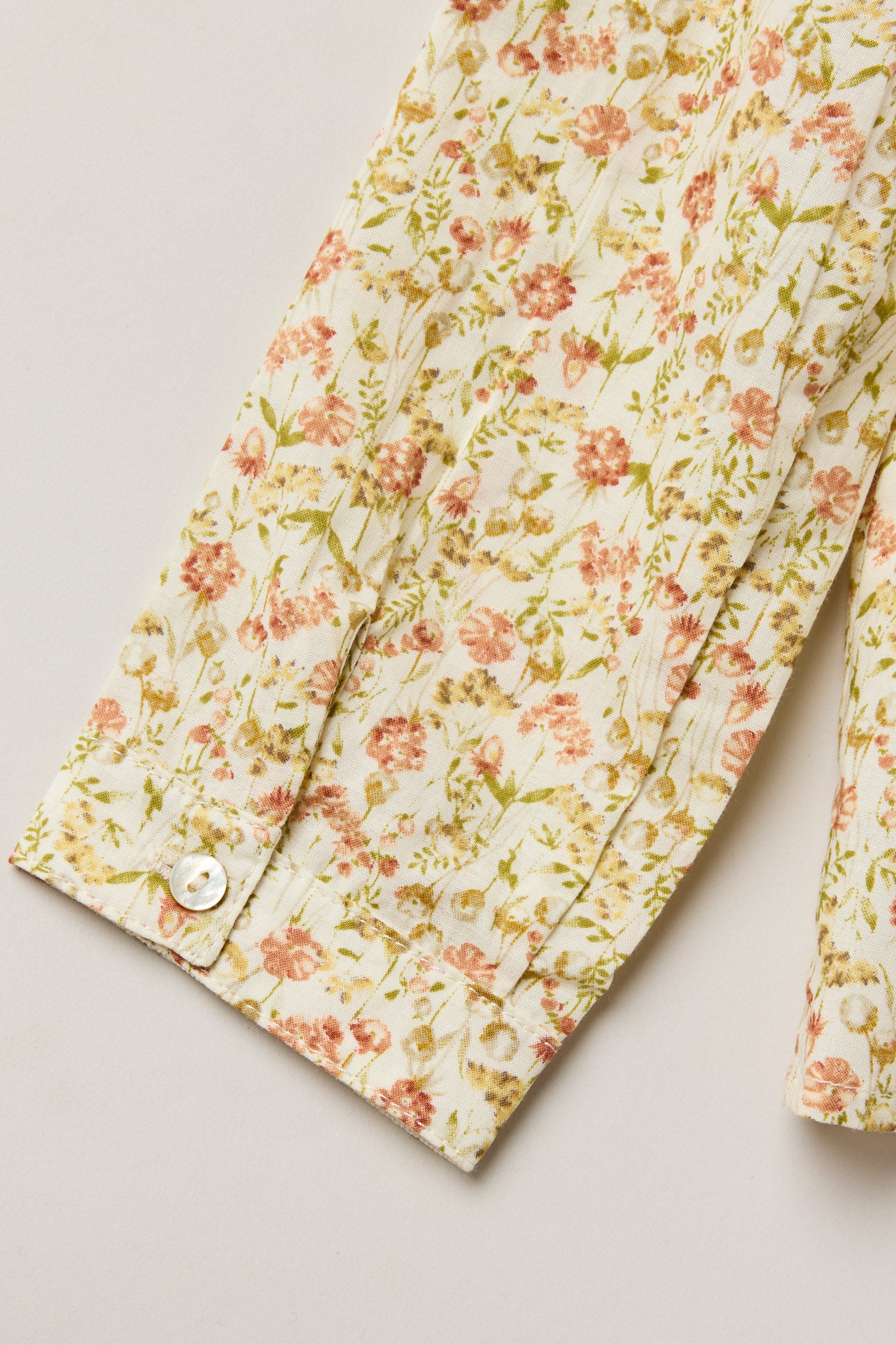 Cranberry Blouse Beige Tangerine - Designed by Ingrid Lewis - Strawberries & Cream