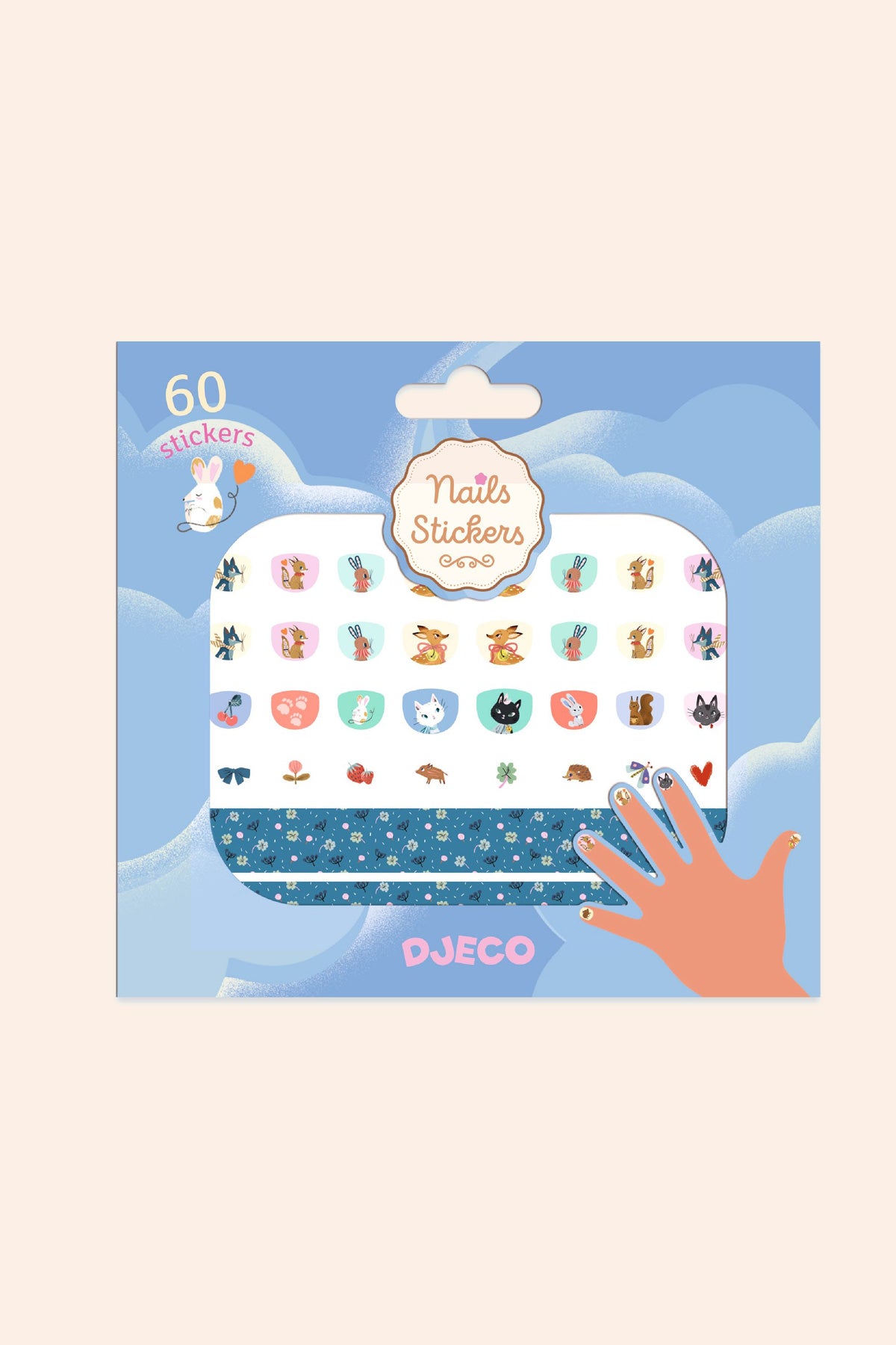 Djeco - Nails Stickers -  Mediterranean