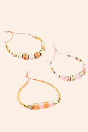 Djeco - 1000 Alphabet Beads - Gold - Strawberries & Cream 