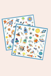 Djeco - 160 Stickers - Interstellar - Strawberries & Cream 