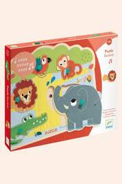 Djeco - Baobab Sound Puzzle - Strawberries & Cream 