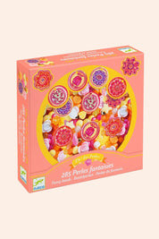Djeco - Bubble Beads - Gold - Strawberries & Cream - Creative Activities - Craft Kits - Jewellery - Fancy Beads