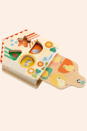 Djeco - Cachaboom - Wooden Sorting Box - Strawberries & Cream - Ingrid Lewis - Designer