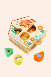 Djeco - Cachaboom - Wooden Sorting Box - Strawberries & Cream - Ingrid Lewis - Designer