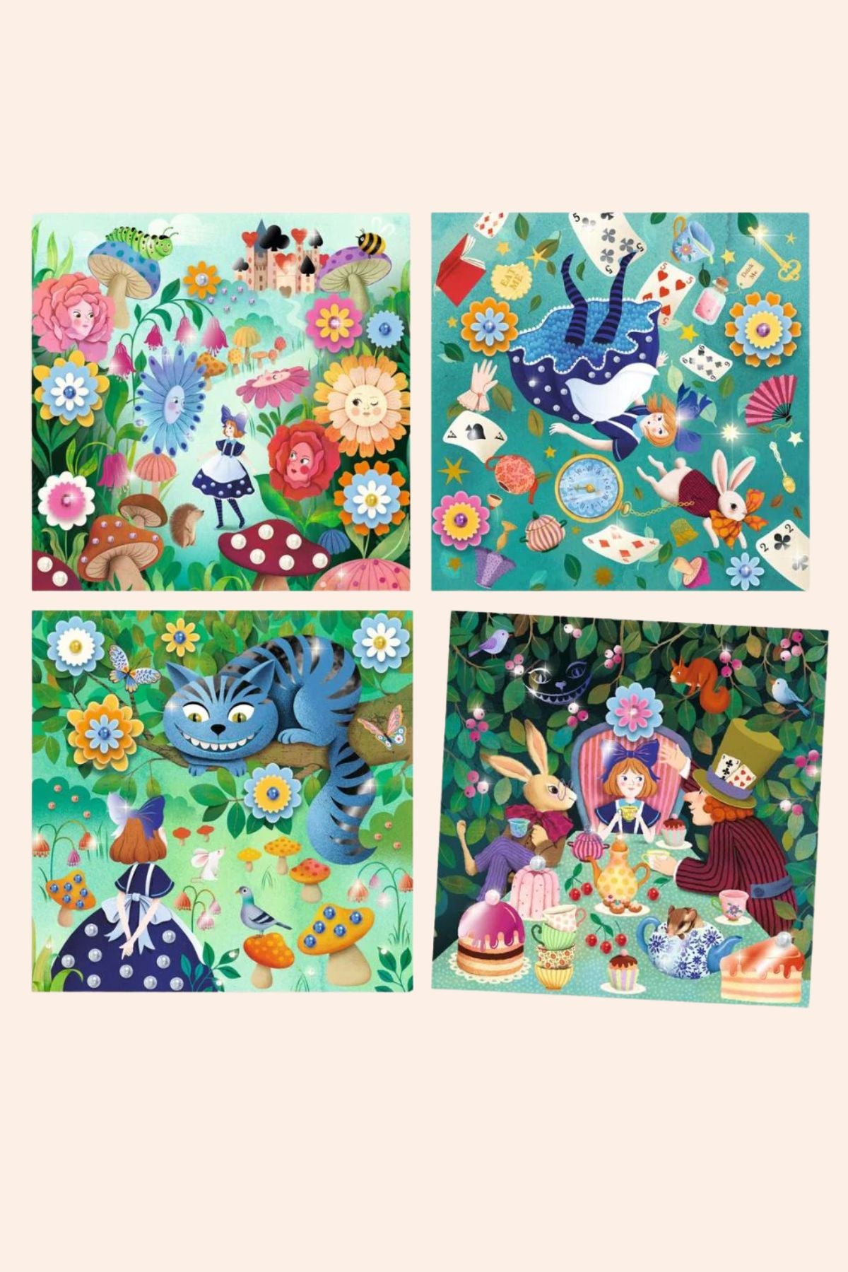 Djeco - Colouring Fairy Tale - Nutcracker - Strawberries & Cream - Ingrid Lewis - Designer 