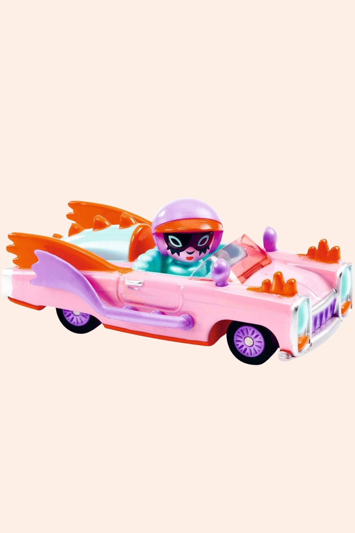 Djeco - Crazy Motors - Pink Lady - Strawberries & Cream -  Ingrid Lewis -Designer -
Toy car with a character inside. 
