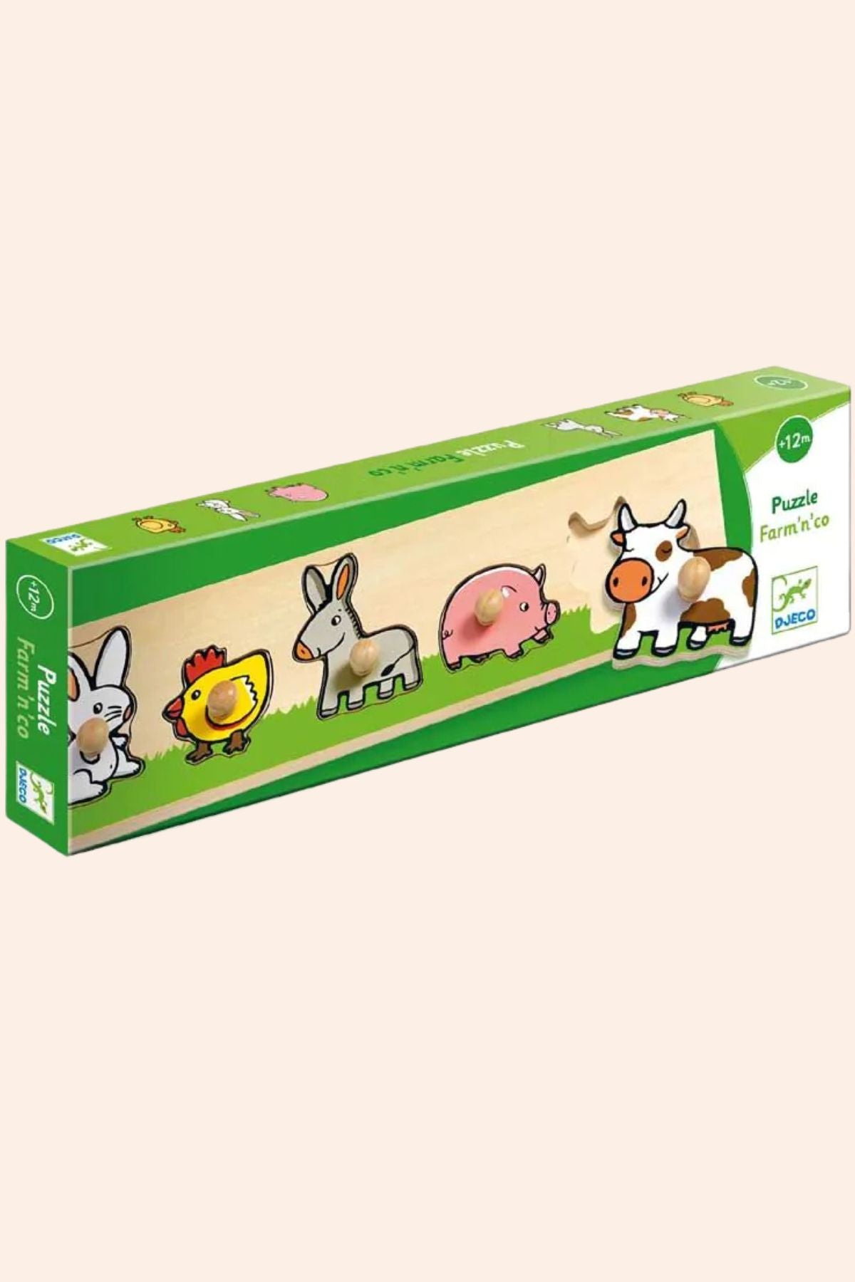Djeco - Farm 'n' Co - Puzzle
Box of a children's puzzle with farm animal illustrations