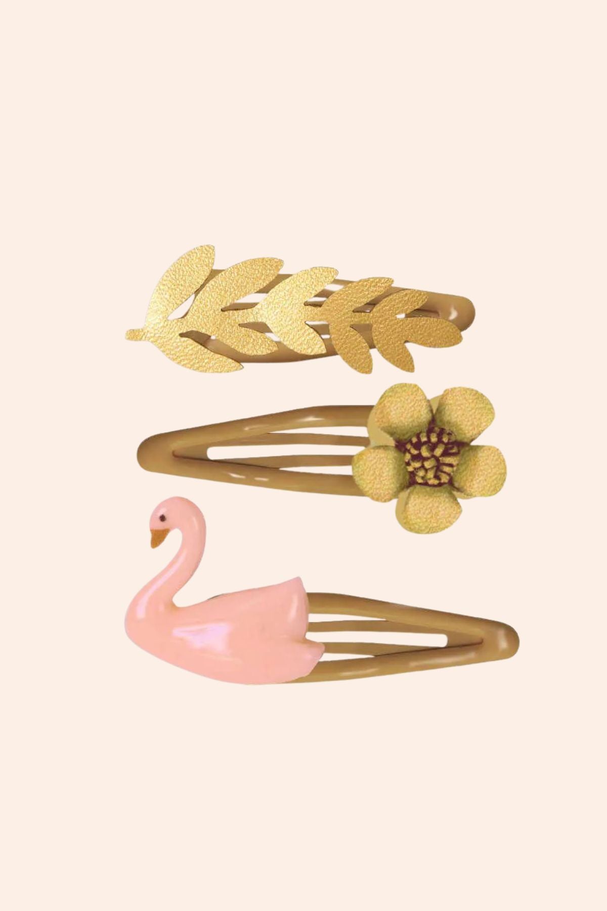 Djeco - Hair Clips - Carmen  - Strawberries & Cream - Ingrid Lewis - Designer
