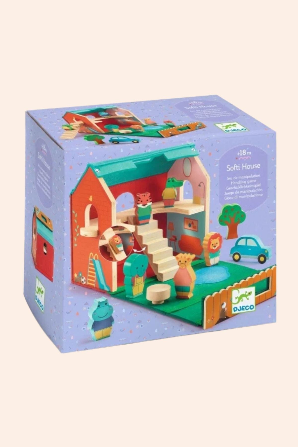 Djeco - Handling Game - Softi - House - Strawberries & Cream - Ingrid Lewis - Designer