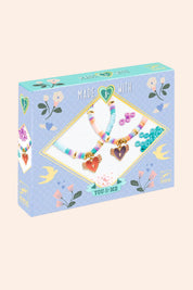 Djeco - Heart Heishi Jewellery - Strawberries & Cream 