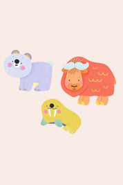Djeco - Ice Field Animals - Stickers - Strawberries & Cream 