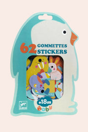 Djeco - Ice Field Animals - Stickers - Strawberries & Cream 