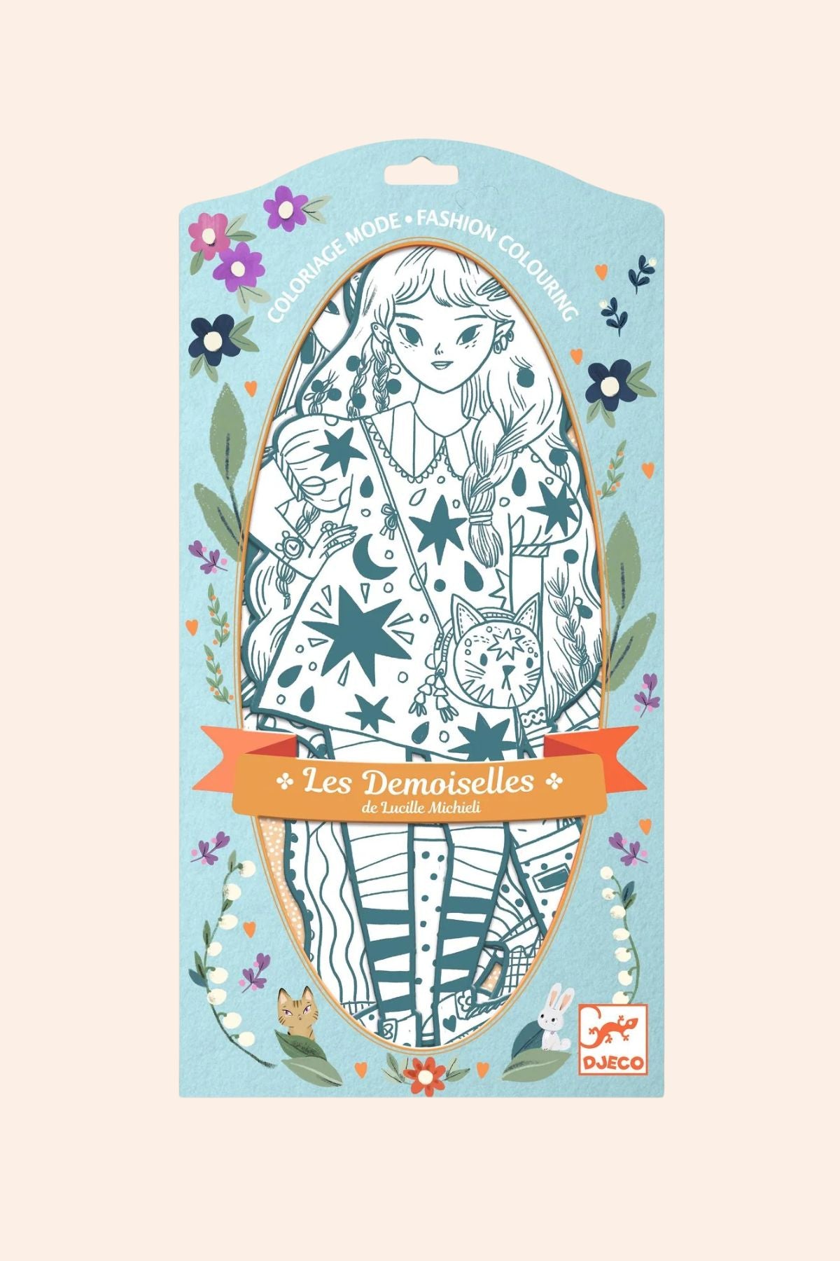 Djeco - Les Demoiselles - Fashion Colouring - Angéle & Friends - Strawberries & Cream