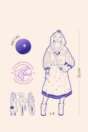 Djeco - Les Demoiselles - Fashion Colouring - Laura & Friends - Strawberries & Cream - Ingrid Lewis - Designer